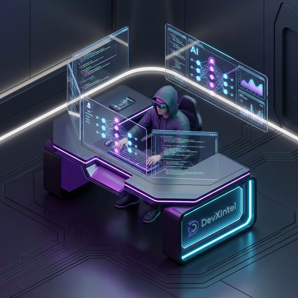 AI Multitasking Animation